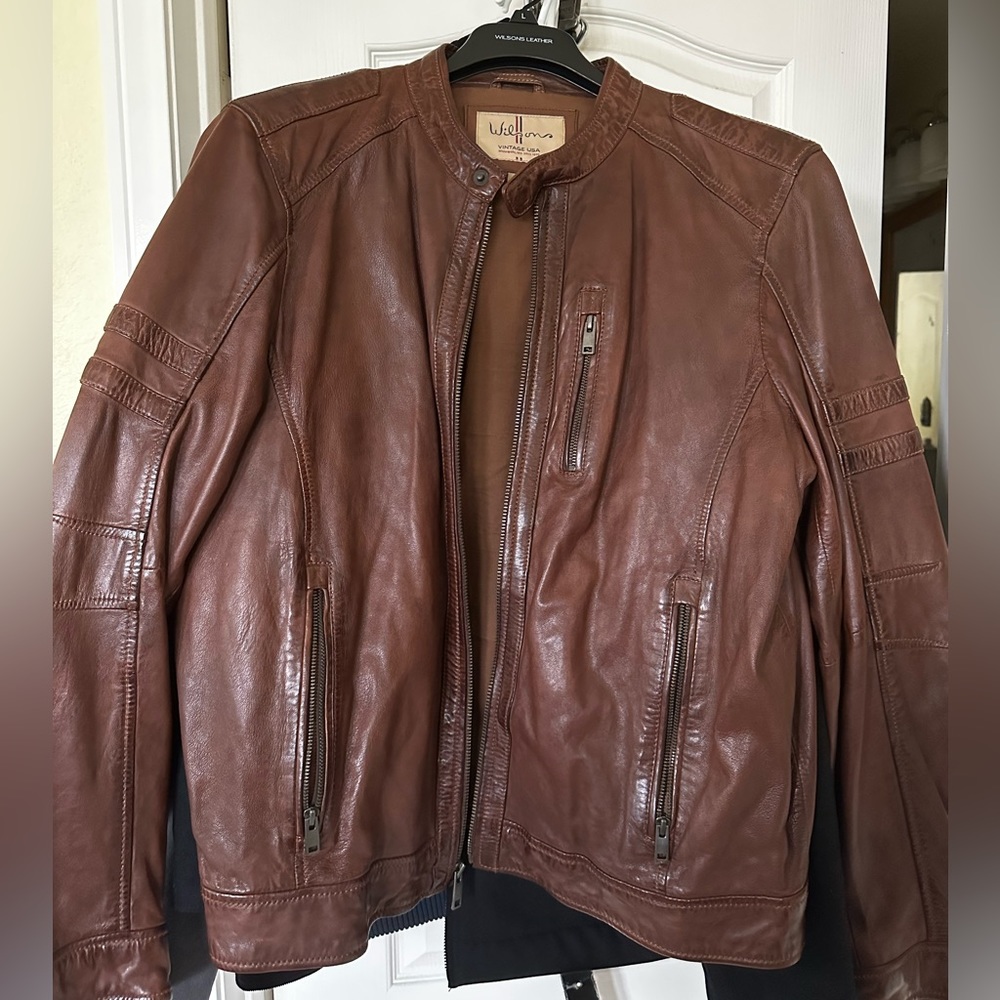 Brown Leather Jacket - Wilson’s Leather